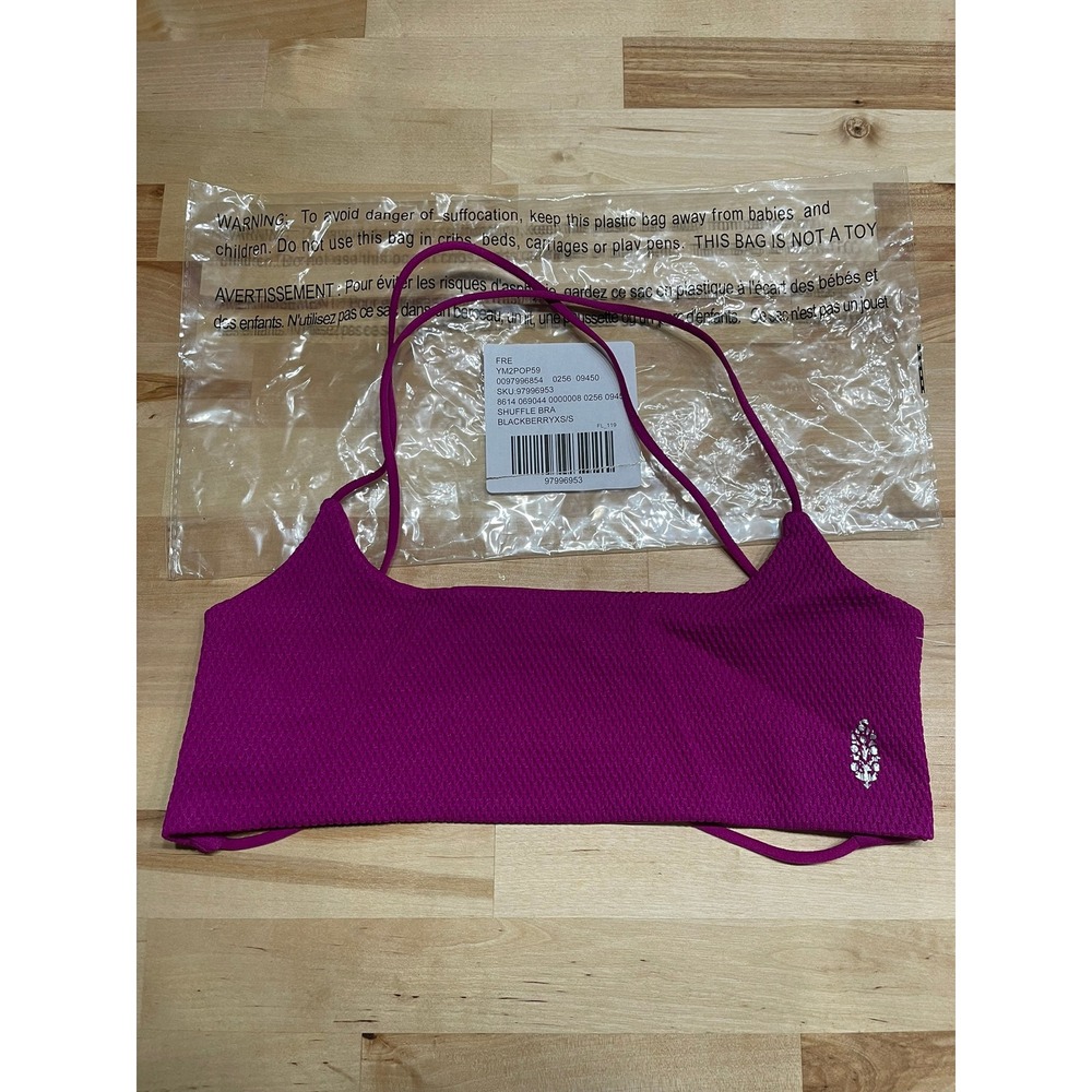Free People Magenta Sports Bra